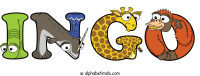 ingo animal word art