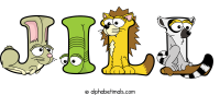 jill animal word art