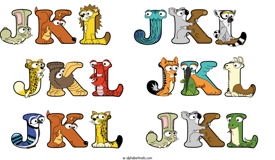 Jkl Jkl  Jkl Jkl Jkl Jkl animal word art spelling Jkl Jkl  Jkl Jkl Jkl Jkl with Alphabetimals - cartoon alphabet animals