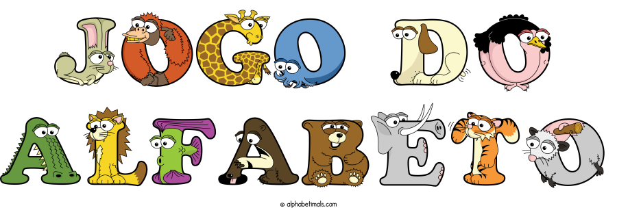 Jogo Do Alfabeto animal word art spelling Jogo Do Alfabeto with Alphabetimals - cartoon alphabet animals