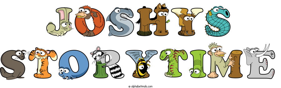 Joshys Storytime animal word art spelling Joshys Storytime with Alphabetimals - cartoon alphabet animals