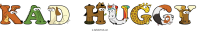 kad-huggy animal word art