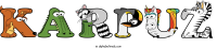karpuz animal word art
