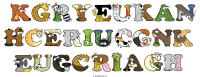 kgryeukan-hceriucgnk-eugcriagh animal word art