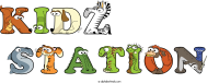 Kidz       Station animal word art