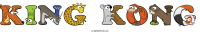 king-kong animal word art