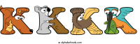kkkk animal word art