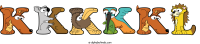 kkkkkl animal word art
