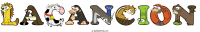 lacancion animal word art