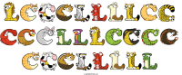 lcccllllcc-ccclllcccc-cccclllll animal word art