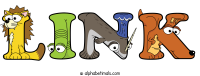 Link animal word art