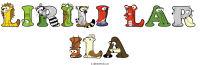 Lirili Lar Ila animal word art