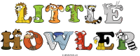 little-howler animal word art