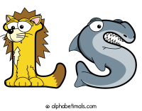 ls animal word art