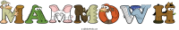 mammowh animal word art