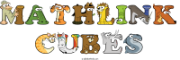 mathlink-cubes animal word art