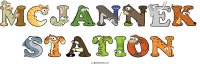 mcjannek-station animal word art