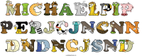 michaelpip-perjcjncnn-dndncjsnd animal word art