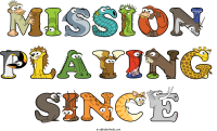 mission-playing-since animal word art