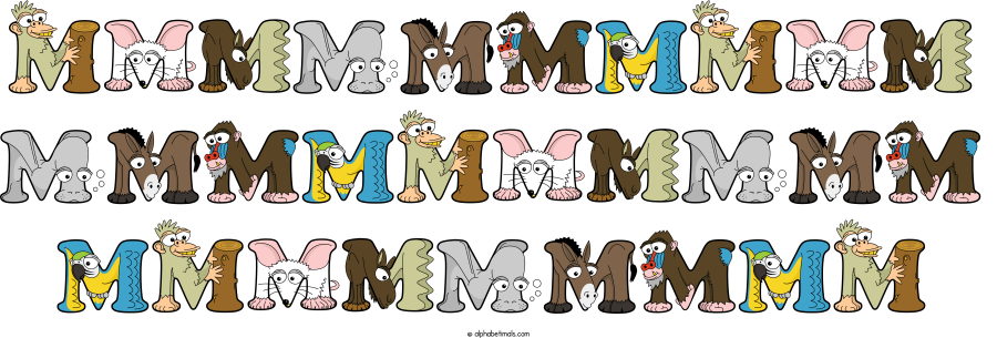 Mmmmmmmmmm Mmmmmmmmmm Mmmmmmmmm animal word art spelling Mmmmmmmmmm Mmmmmmmmmm Mmmmmmmmm with Alphabetimals - cartoon alphabet animals