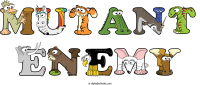 mutant-enemy animal word art