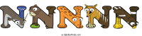 nnnnn animal word art