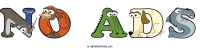 no-ads animal word art