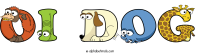 oi-dog animal word art