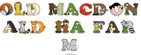 old-macdon-ald-ha-far-m animal word art