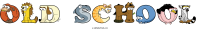 old-school animal word art