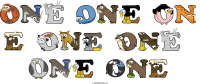 one-one-on-e-one-one--one-one animal word art