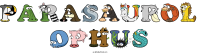 parasaurol-ophus animal word art