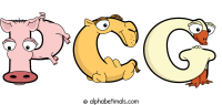 pcg animal word art