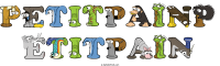 petitpainp-etitpain animal word art