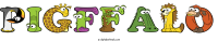 pigffalo animal word art
