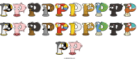 Pppppppppp Pppppppppp Pp animal word art