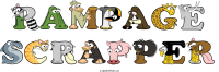 Rampage Scrapper animal word art