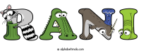 rani animal word art