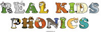 real-kids-phonics animal word art