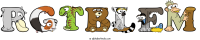 rgtblem animal word art