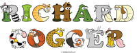 richard-cogger animal word art