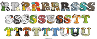 rrrrrrrsss-sssssssstt-ttttttuuu animal word art