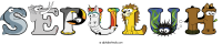 sepuluh animal word art