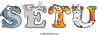 setu animal word art