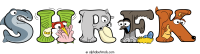 Shrek animal word art