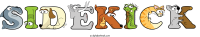 Sidekick animal word art