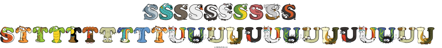 Ssssssssss Stttttttttuuuuuuuuuuuuuu animal word art spelling Ssssssssss Stttttttttuuuuuuuuuuuuuu with Alphabetimals - cartoon alphabet animals