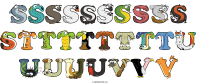 ssssssssss-sttttttttu-uuuuvvv animal word art