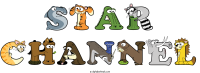 star-channel animal word art