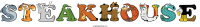 steakhouse animal word art